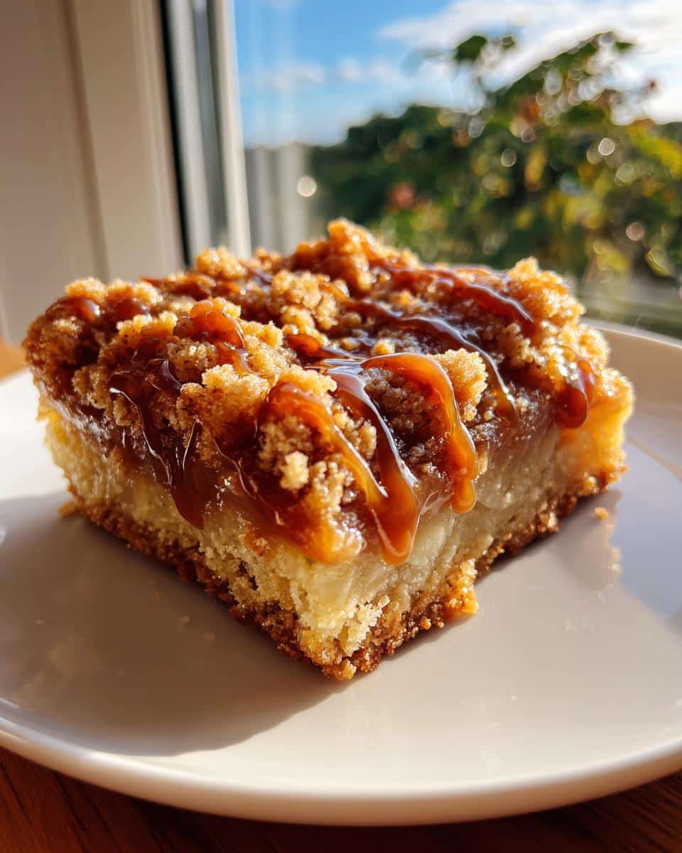 Irresistible Salted Caramel Apple Bars for Fall - detail 2