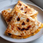 Jack-O-Lantern Quesadillas