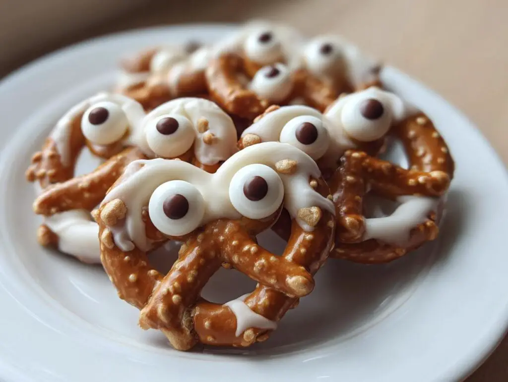Monster Eyeball Pretzels
