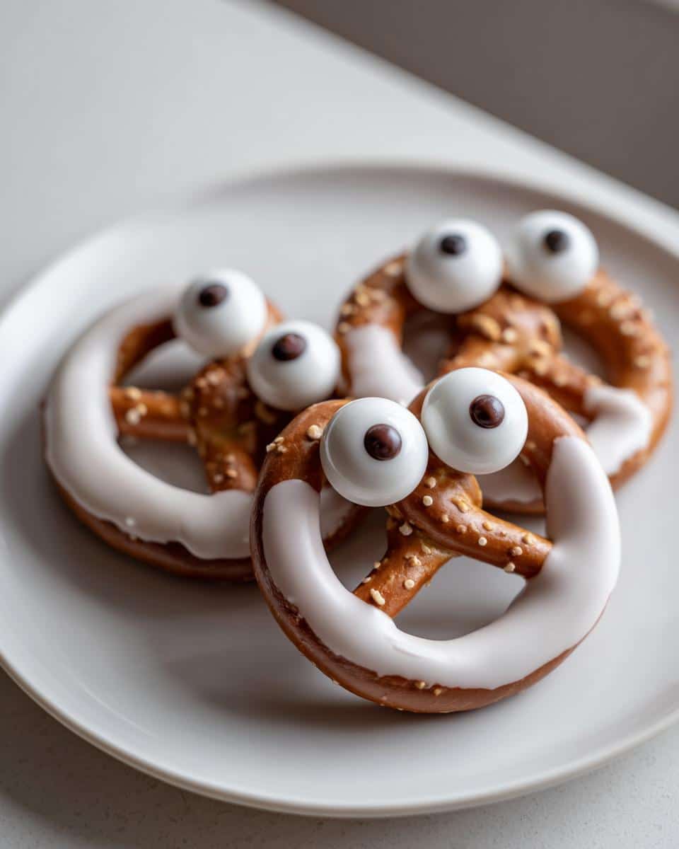 Monster Eyeball Pretzels
