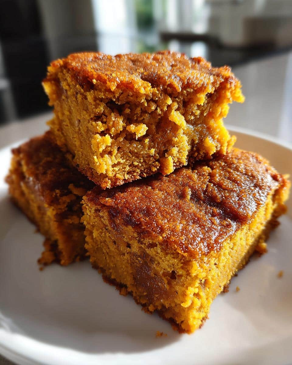 Pumpkin Blondies - detail 1