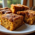 Pumpkin Blondies