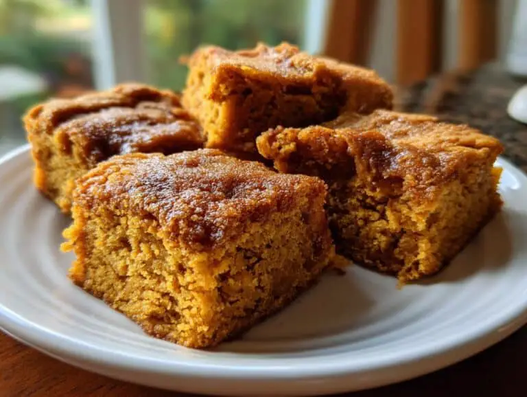 Pumpkin Blondies