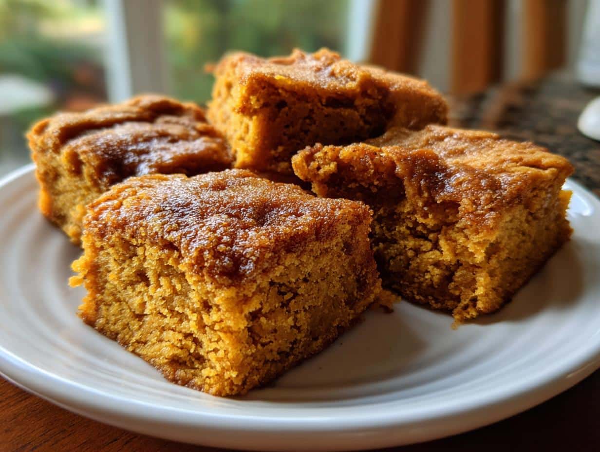 Pumpkin Blondies