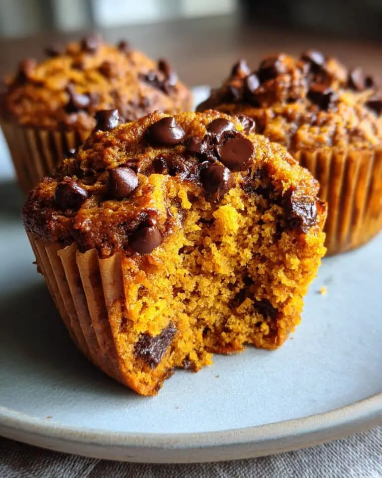 Pumpkin Chocolate Chip Muffins