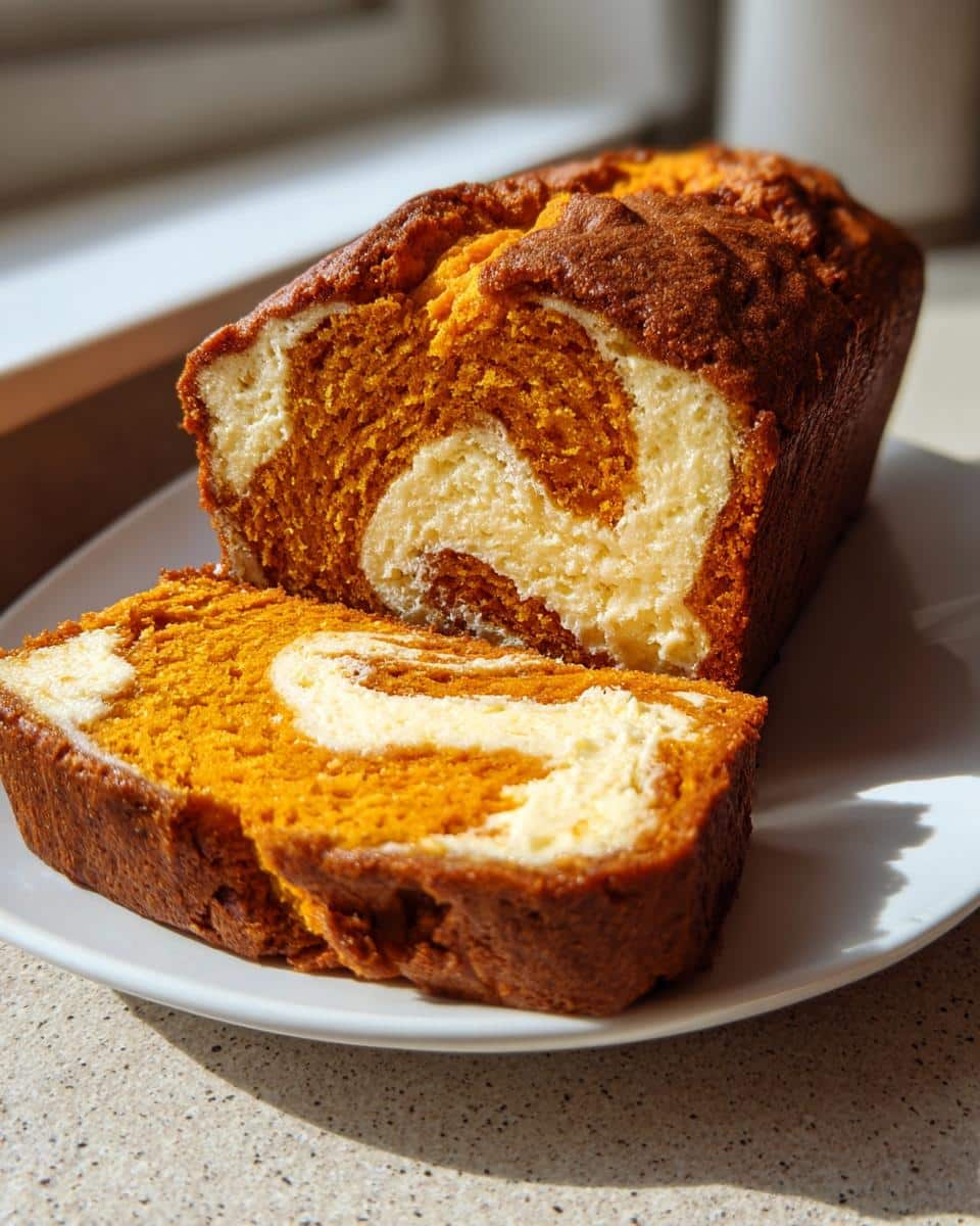 Pumpkin Cream Cheese Bread