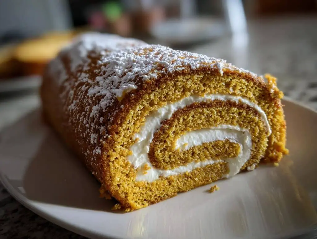 Pumpkin Roll Cake