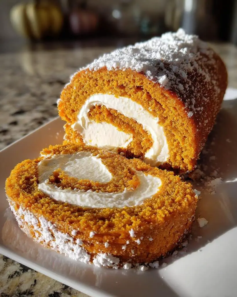 Pumpkin Roll Cake