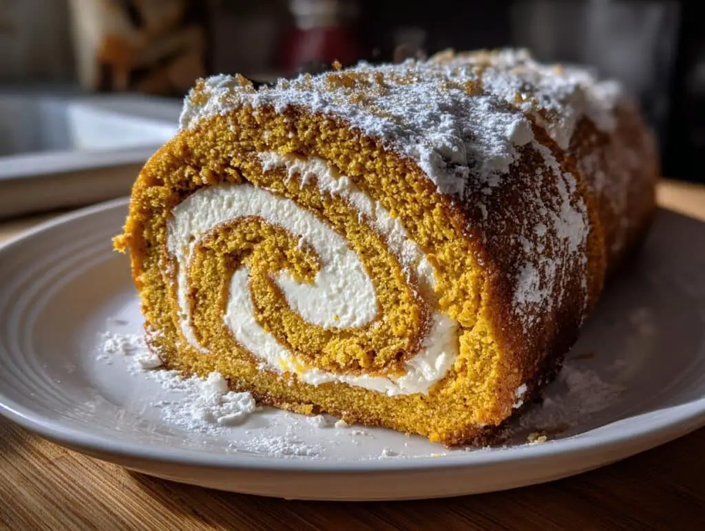 Pumpkin Roll Cake