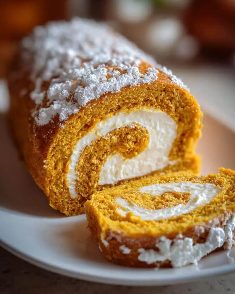 Pumpkin Roll Cake