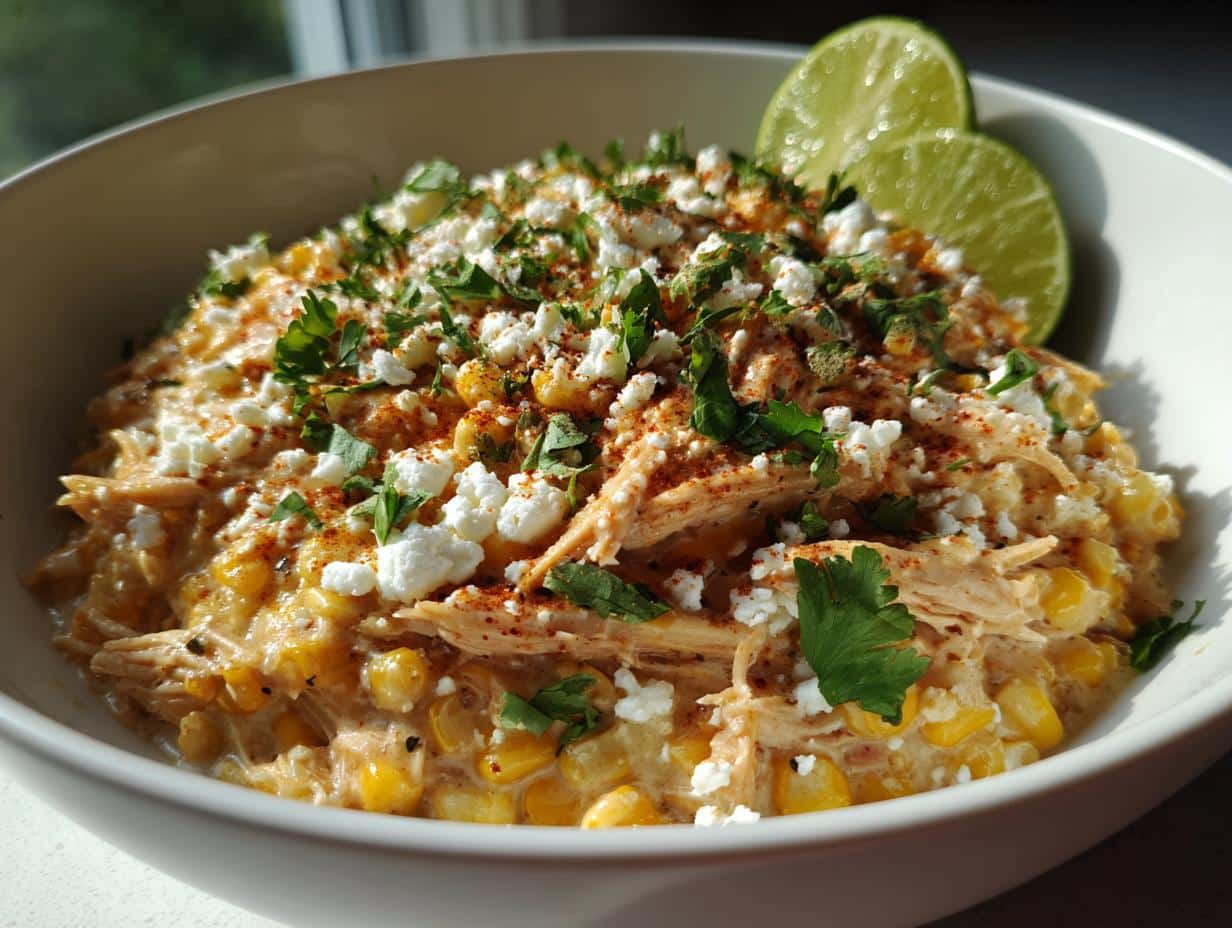 Slow Cooker Street Corn Chicken - detail 2