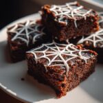 Spiderweb Brownies