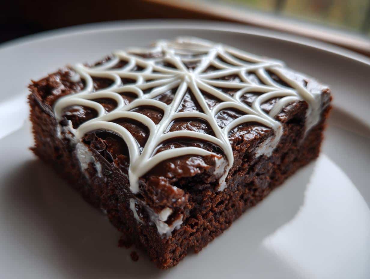 Spiderweb Brownies - detail 3