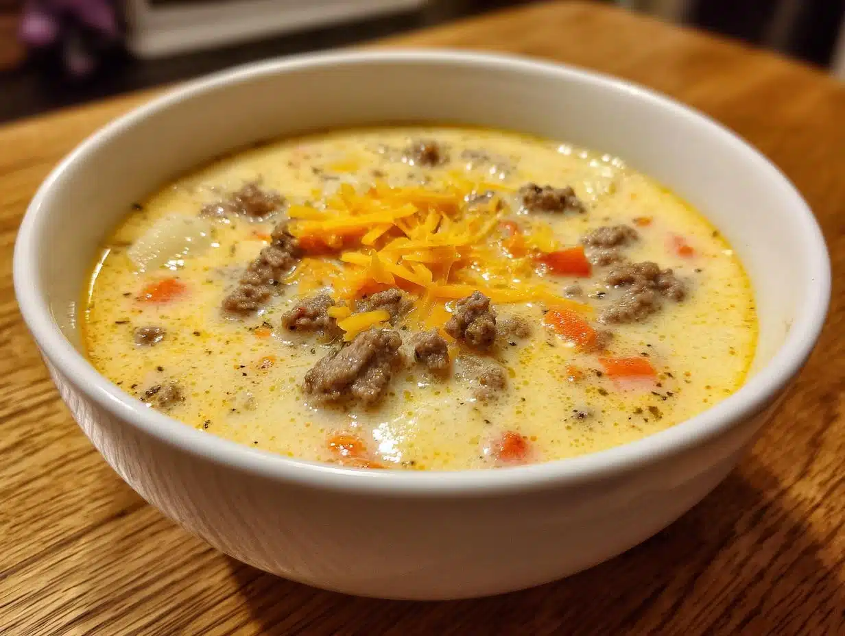 cheeseburger soup recipe