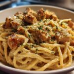 creamy garlic parmesan chicken pasta