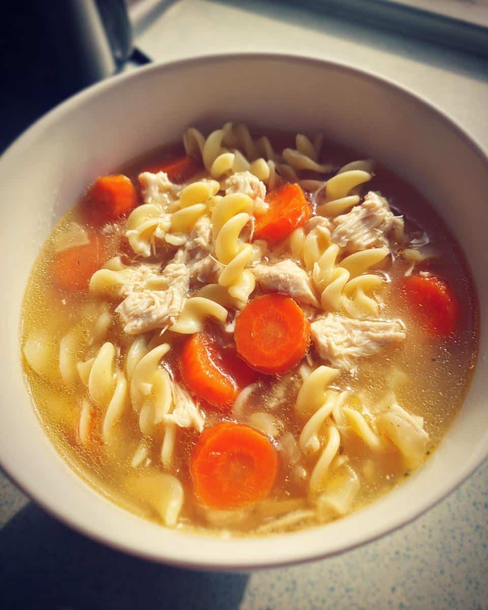 30-Minute Creamy Noodles Chicken Soup Comforts Perfectly 7 noodles chicken soup - detail 3
