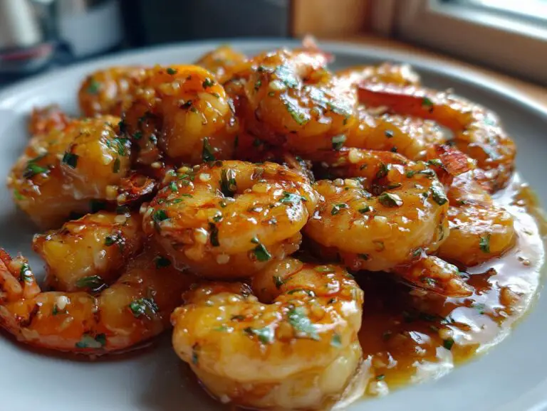 10 Minute Honey Garlic Shrimp