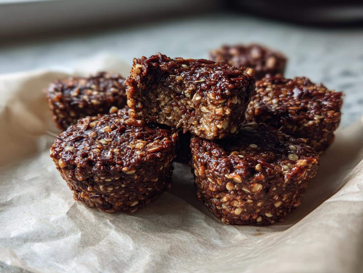 4-Ingredient Dark Chocolate Quinoa Bites - detail 3