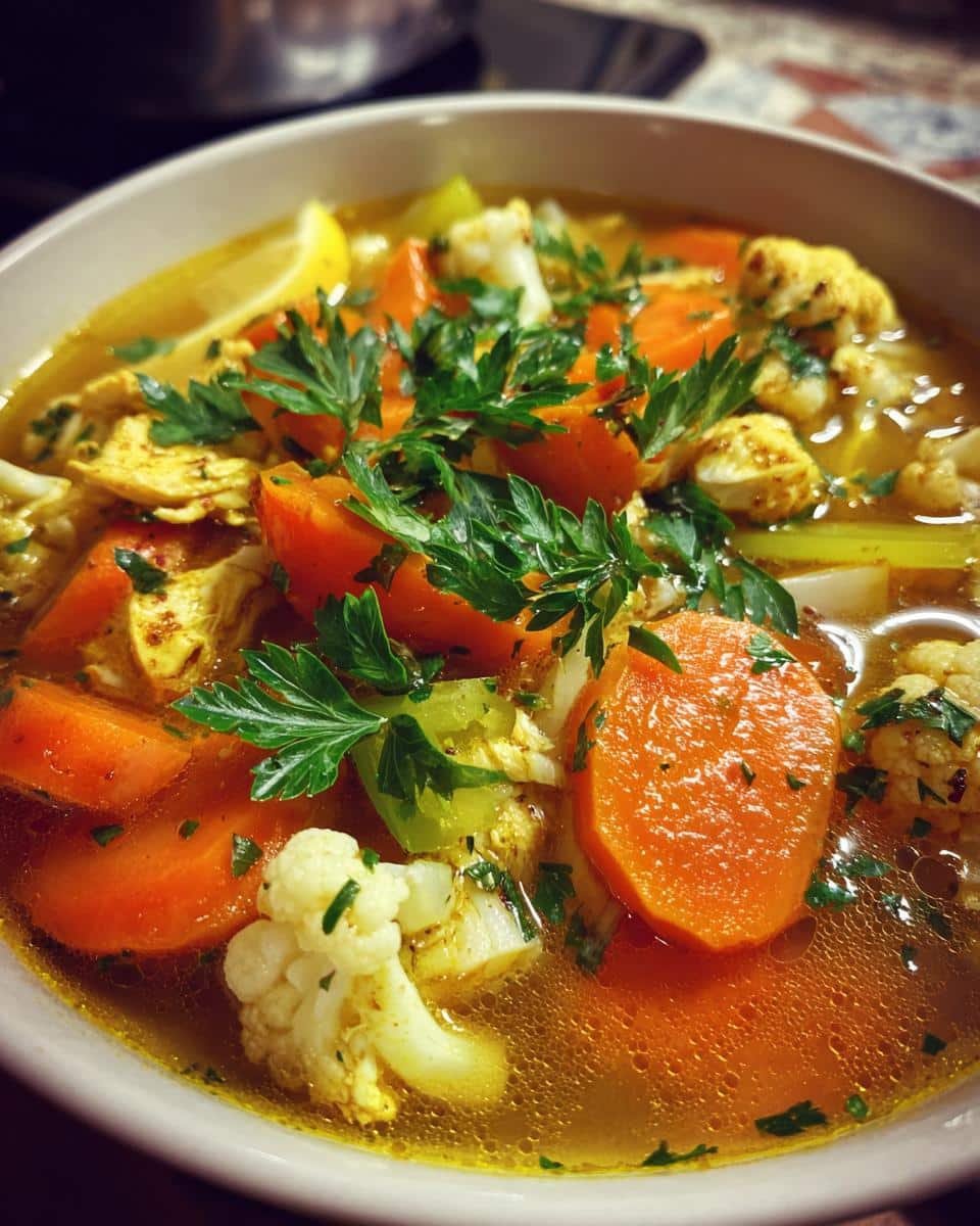 Anti Inflammatory Turmeric Chicken Soup - detail 1