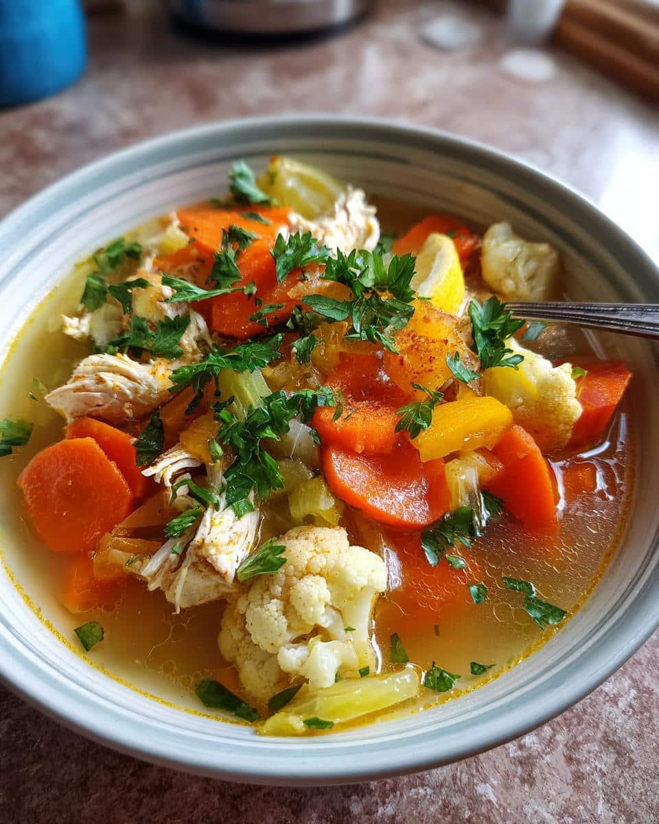 Anti Inflammatory Turmeric Chicken Soup - detail 2