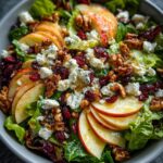 Autumn Harvest Honeycrisp Apple and Feta Salad