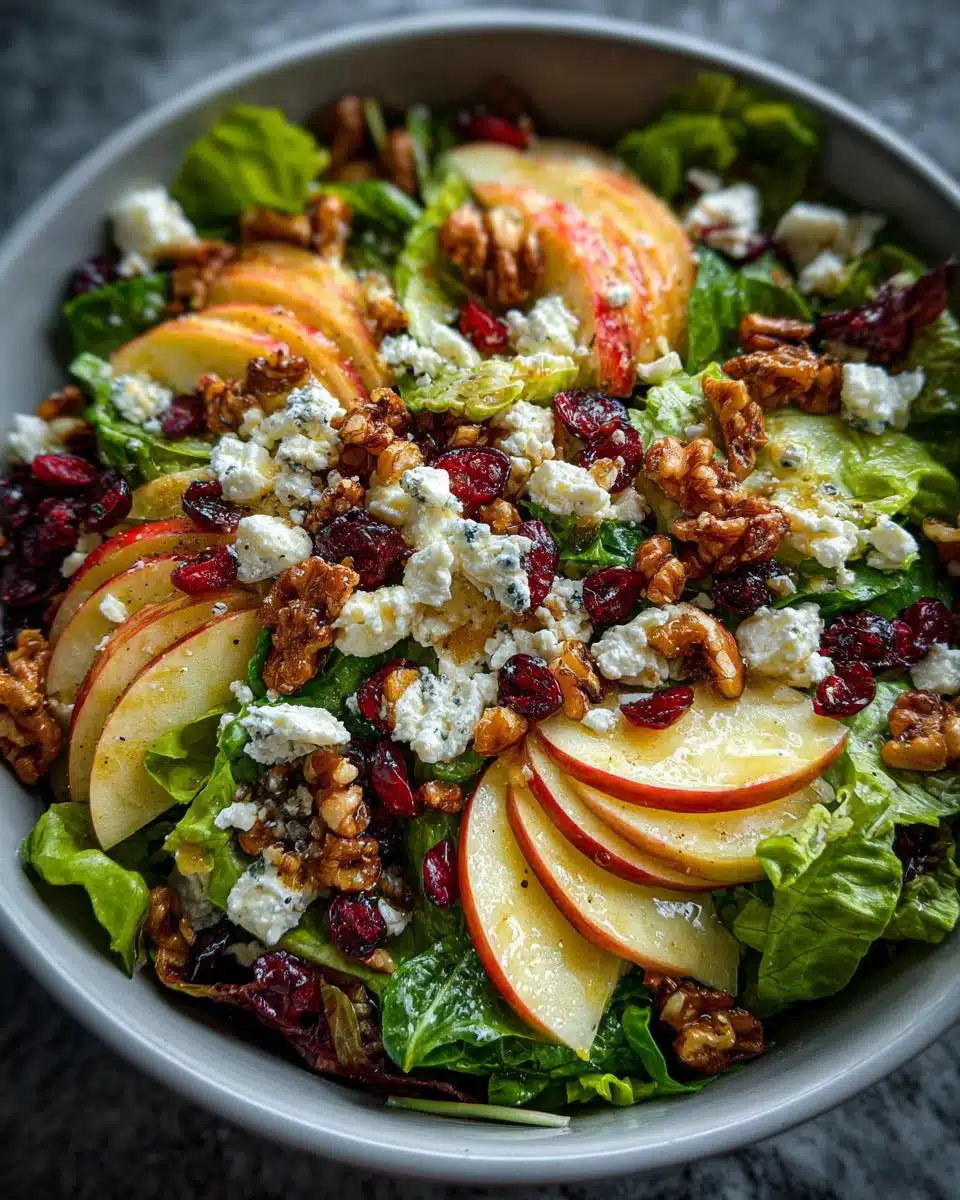Autumn Harvest Honeycrisp Apple and Feta Salad