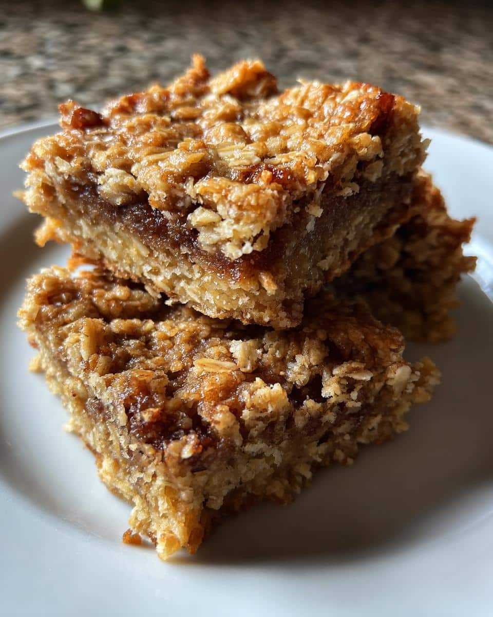 Banana Oatmeal Bars - detail 1