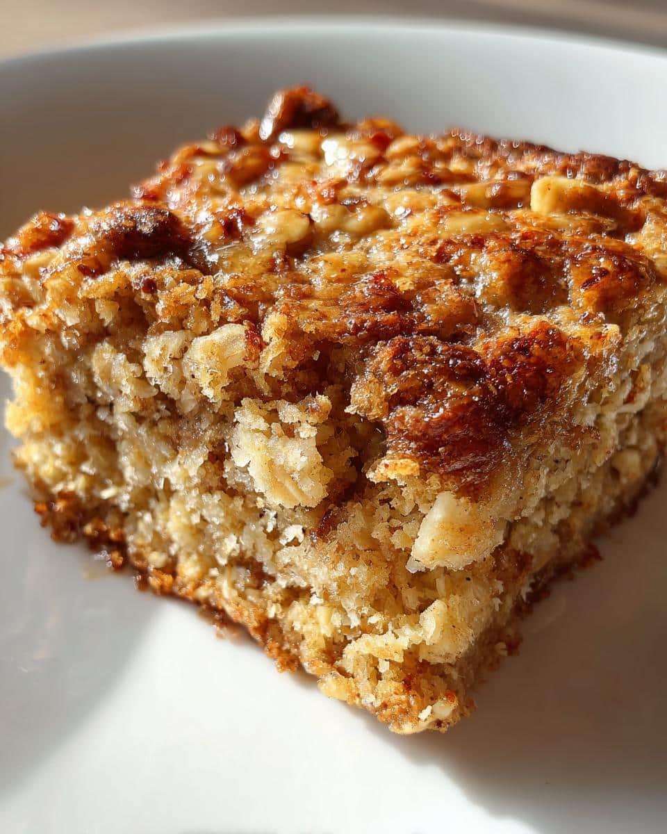 Banana Oatmeal Bars - detail 2