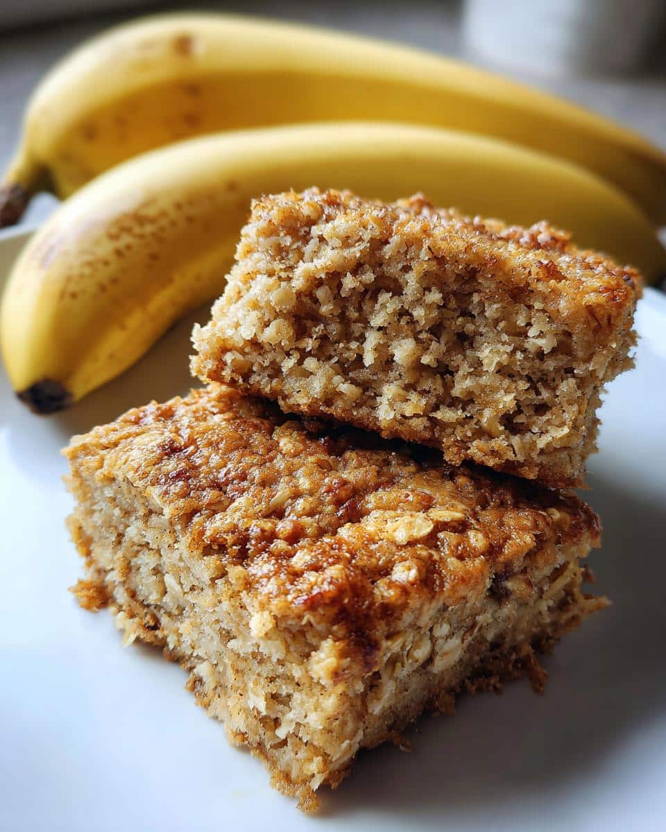 Banana Oatmeal Bars - detail 3