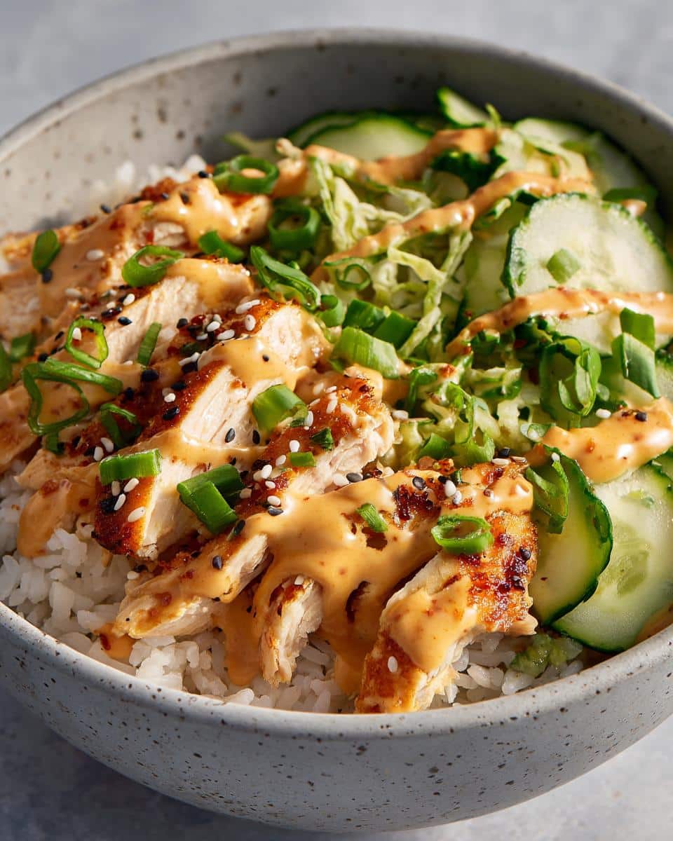 Bang Bang Chicken Bowl - detail 1