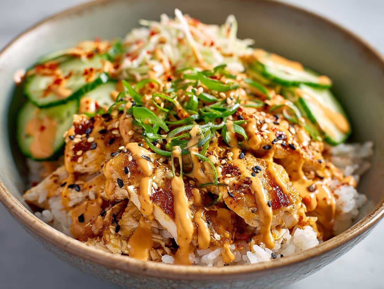 Bang Bang Chicken Bowl - detail 3