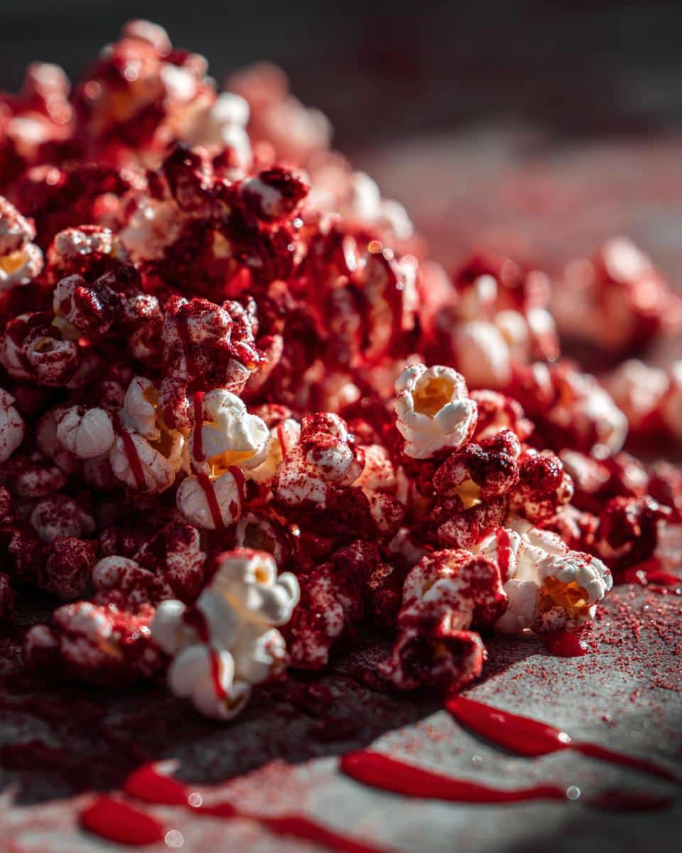 Bloody Red Velvet Popcorn - detail 1