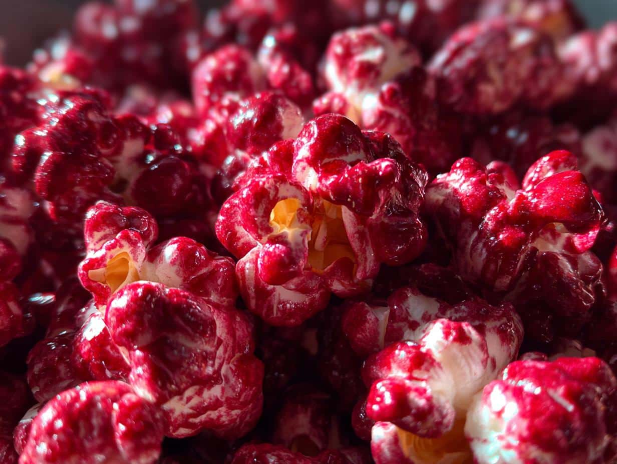 Bloody Red Velvet Popcorn - detail 2