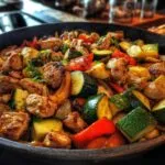 CHICKEN & VEGETABLES SKILLET LOW CARB