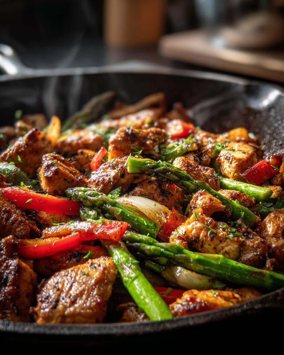 CHICKEN & VEGETABLES SKILLET LOW CARB - detail 3