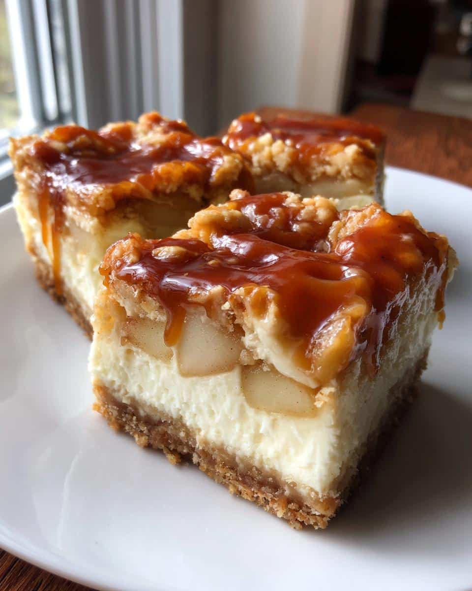 Caramel Apple Cheesecake Bars Recipe - detail 2