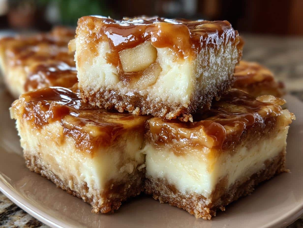 Caramel Apple Cheesecake Bars Recipe - detail 3
