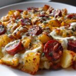 Cheesy Ranch Potatoes and Smoked Sausage