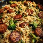 Chicken Sausage Broccoli Orzo
