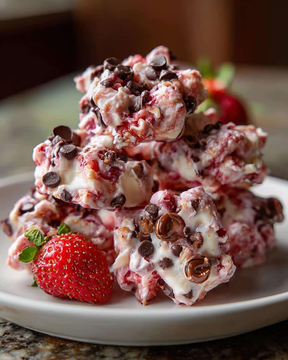 Chocolate Strawberry Yogurt Clusters Recipe - detail 1