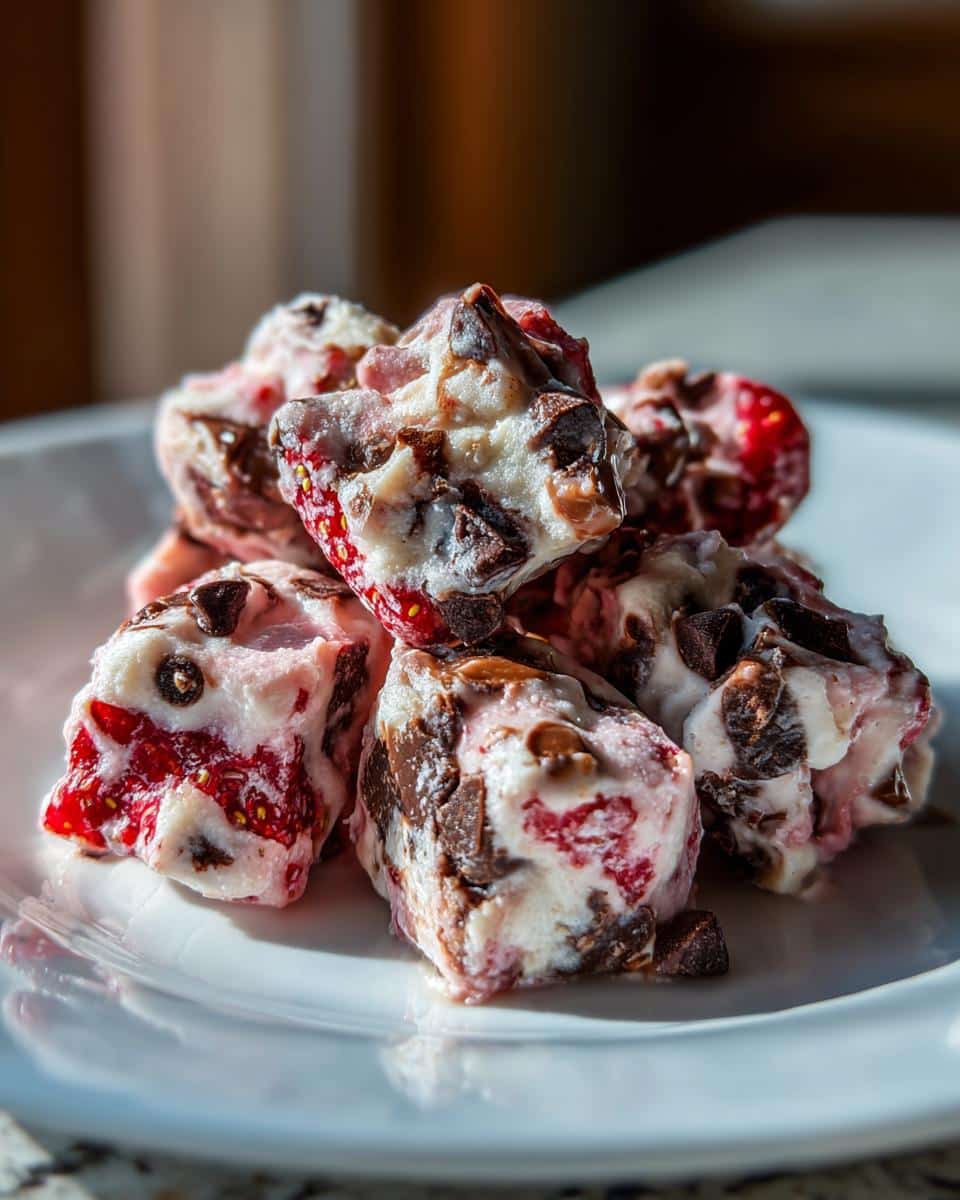 Chocolate Strawberry Yogurt Clusters Recipe - detail 2