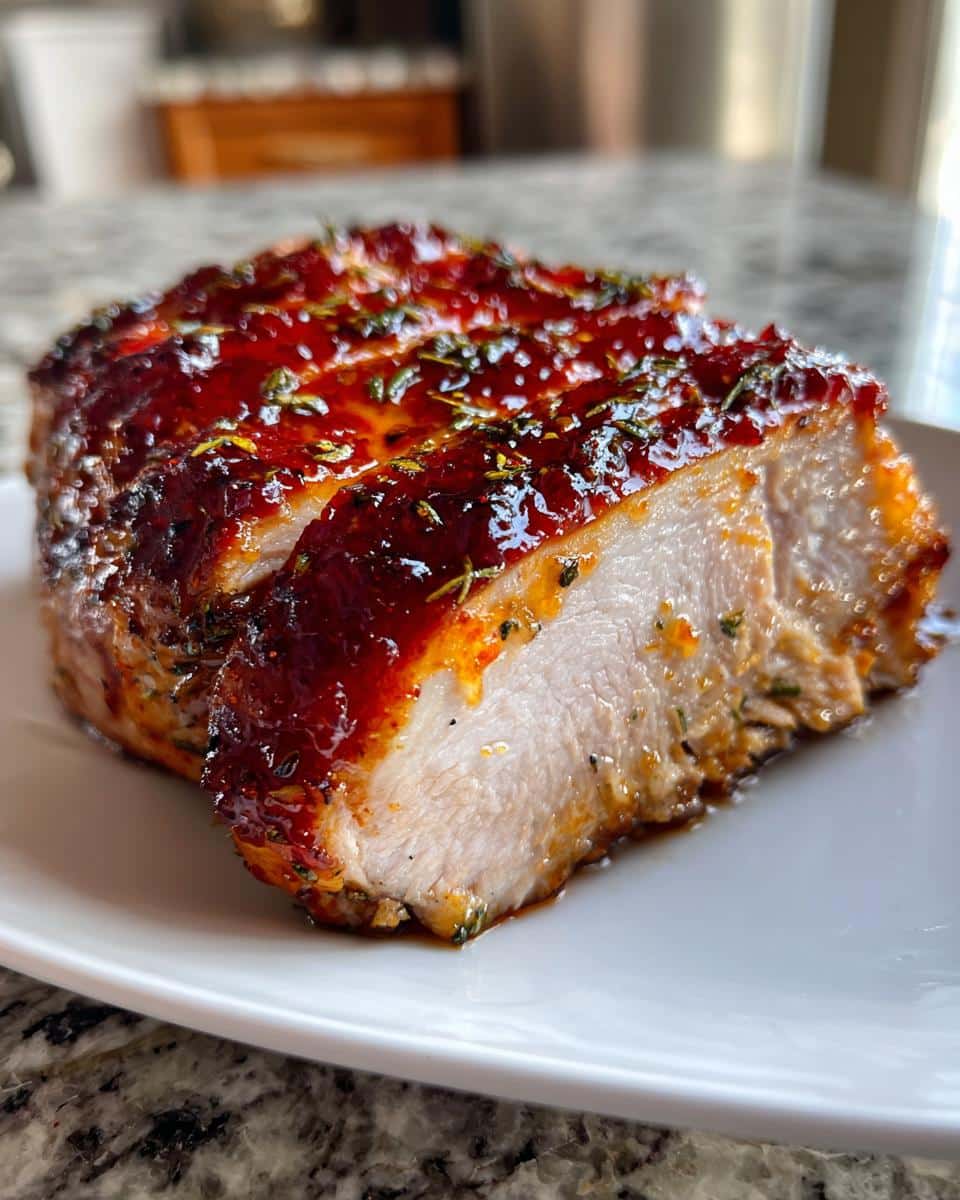 Cranberry Orange Glazed Turkey Breast - detail 3