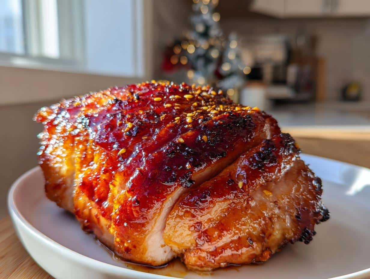 Cranberry Orange Glazed Turkey Breast