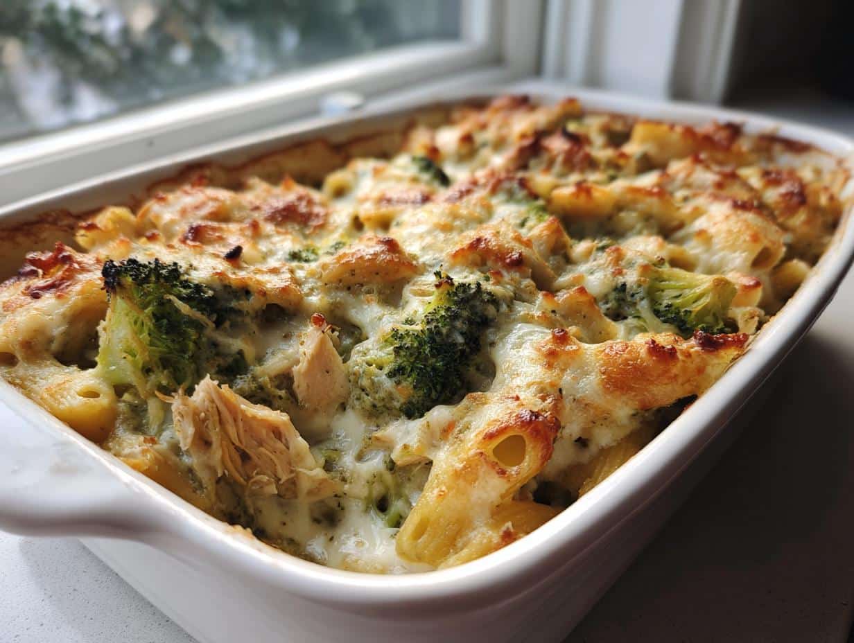 Irresistible Creamy Pesto Chicken Pasta Bake for 6 9 Creamy Pesto Chicken and Broccoli Pasta Bake - detail 4