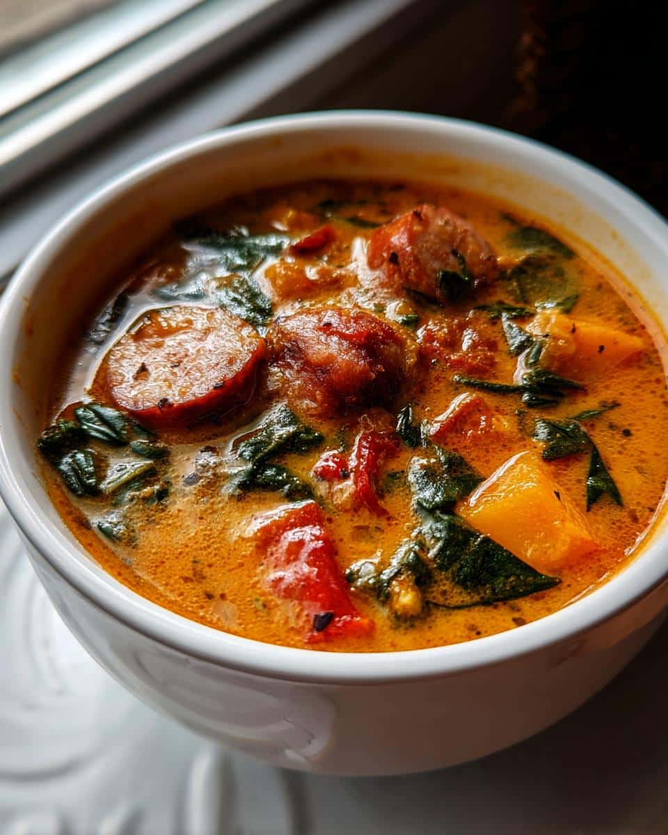 Creamy Sweet Potato and Sausage Soup Recipe - detail 3