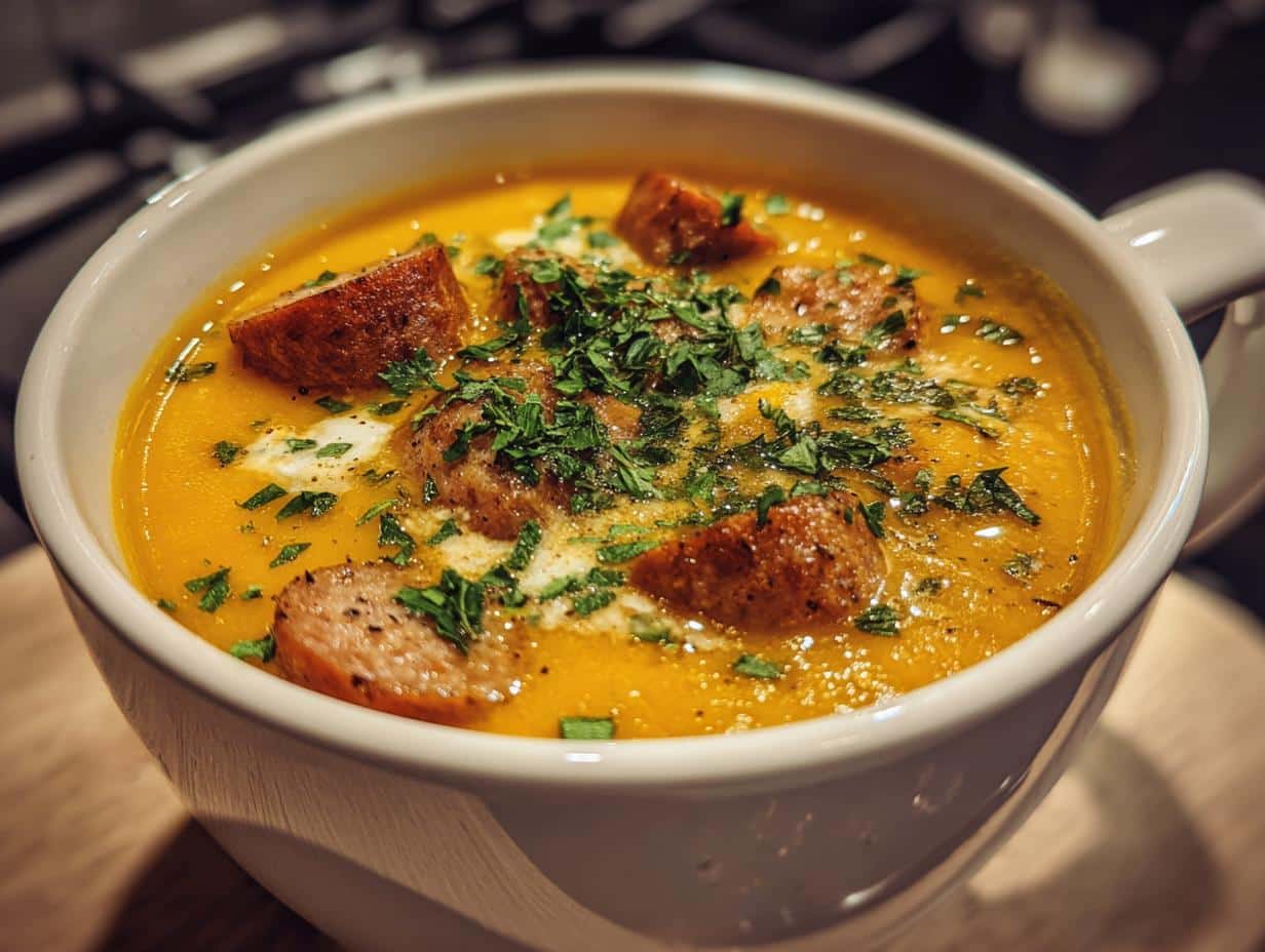 Creamy Sweet Potato and Sausage Soup Recipe