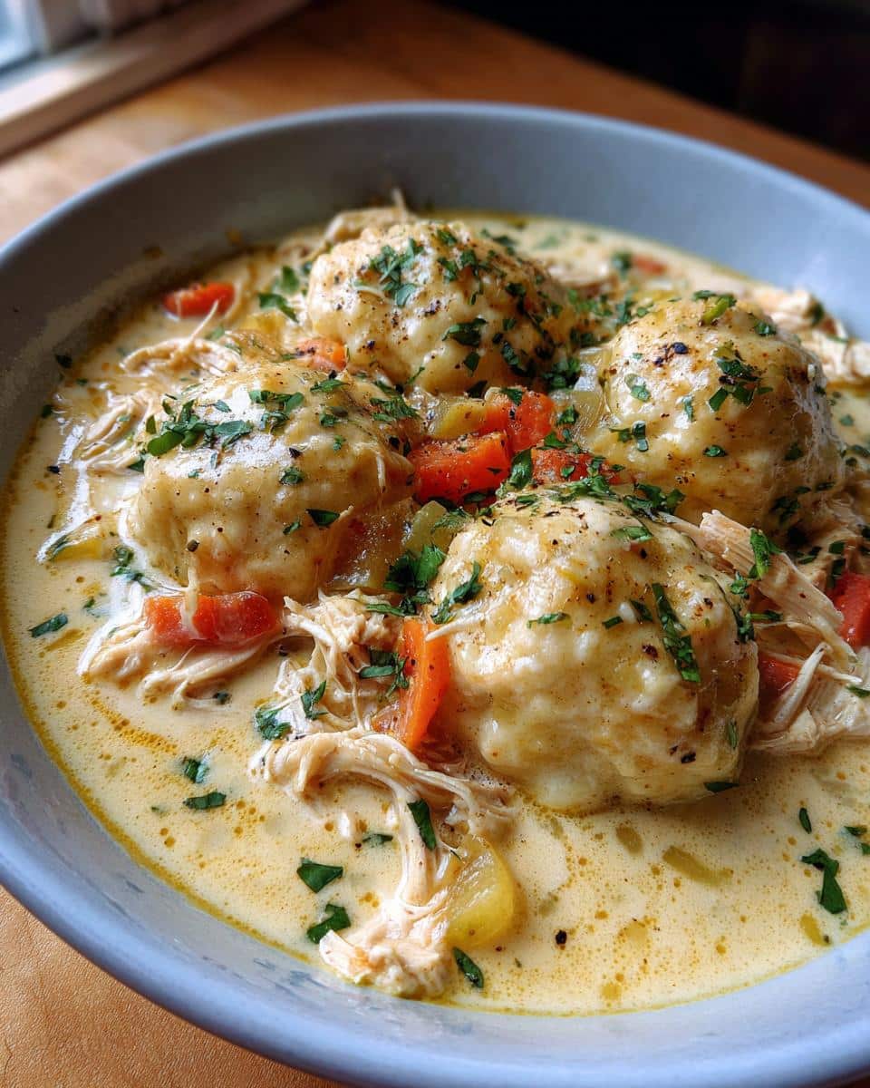 Crock Pot Chicken & Dumplings