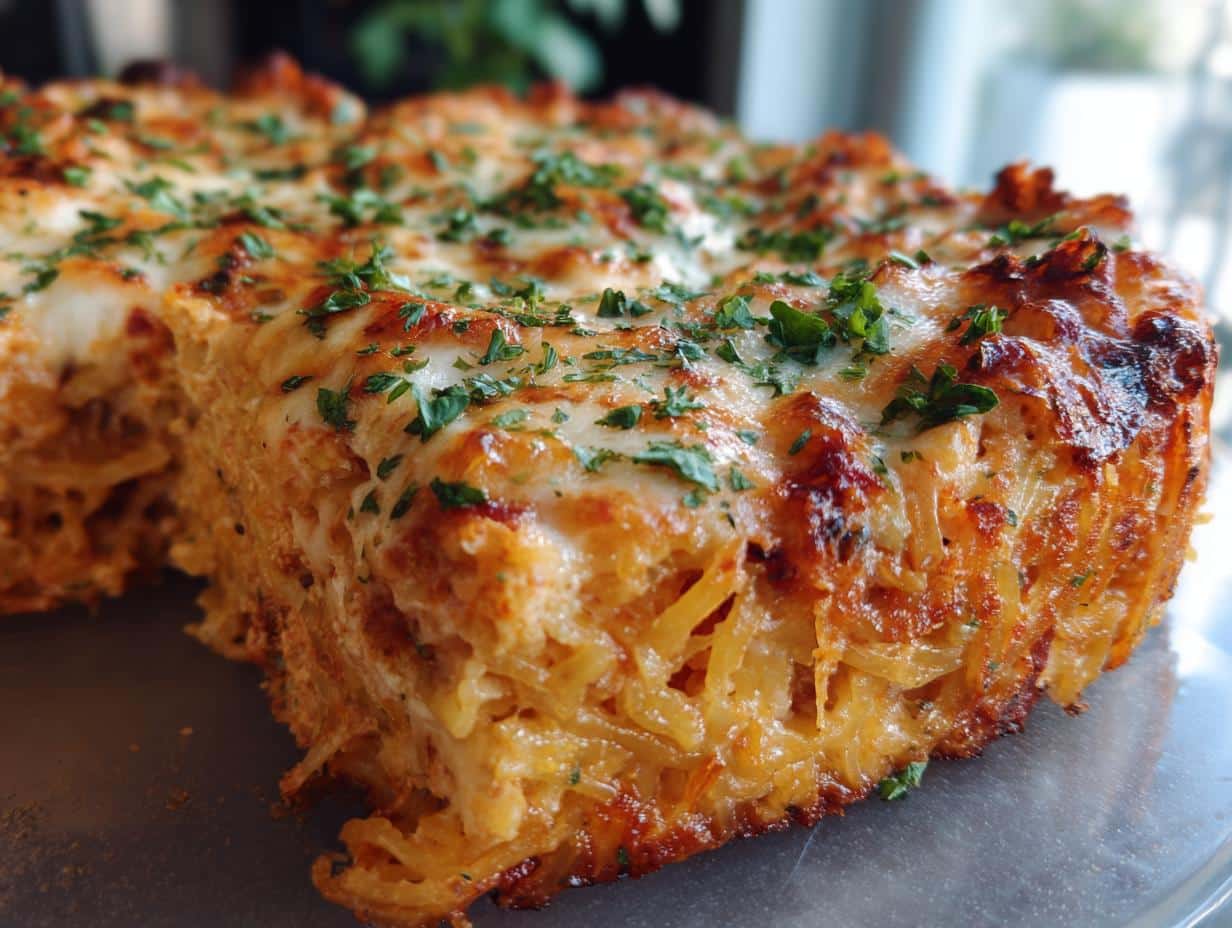 Decadent Spaghetti Squash Pasta Bake - detail 2