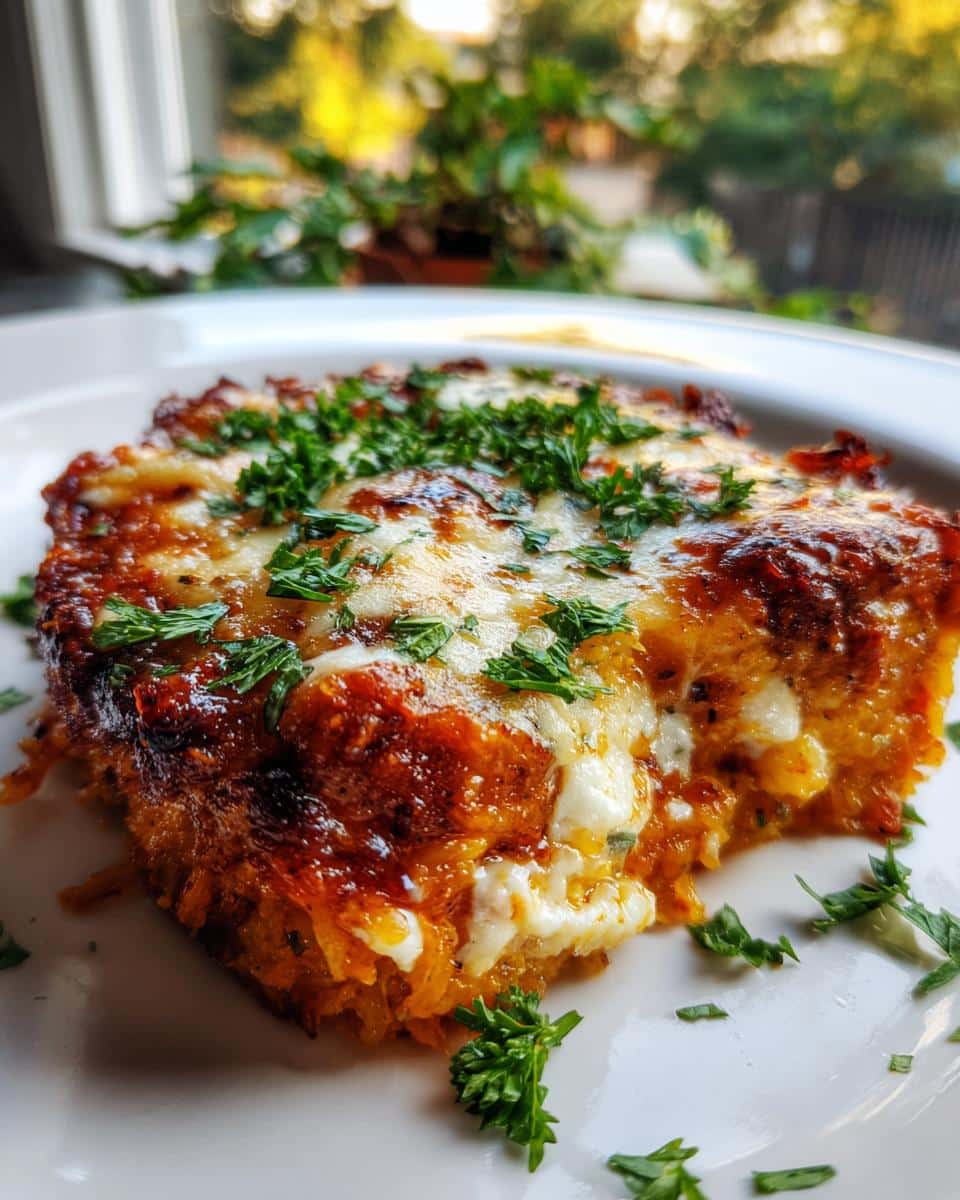 Decadent Spaghetti Squash Pasta Bake - detail 3