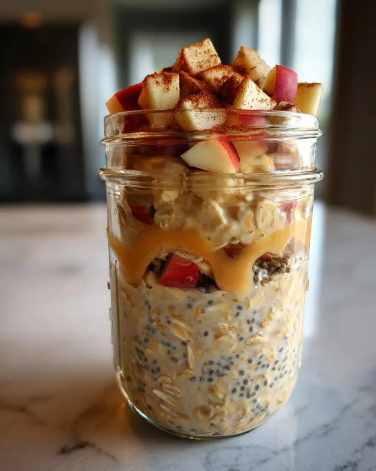 Delicious Apple Cinnamon Overnight Oats